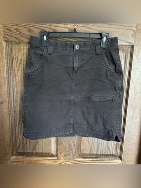 Duluth Trading Co. Brown Utility Skirt